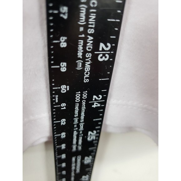 jane ashley Women's top XL white pink floral short sleeve - Picture 6 of 9